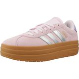 adidas Uniseks-Kind VL COURT BOLD SHOES JUNIOR, Clear Pink/Silver Metallic/Gold Metallic, 37 1/3 EU