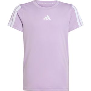 Adidas - Training Essentials 3-Stripes - T-Shirt - Paars