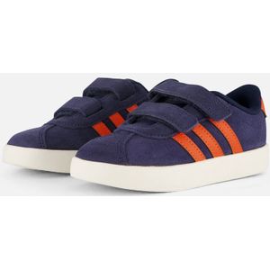 adidas Uniseks-Baby VL COURT 3.0 SHOES INFANTS, dark blue/impact orange/gold met., 25 EU