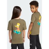 adidas - The Simpsons T-shirt - Zwart - Katoen/Elastaan