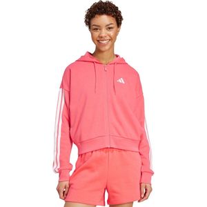 adidas - Hoodie - Zwart - Katoen/Polyester - Volledige Ritssluiting