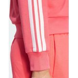 adidas Sportswear Essentials 3-Stripes French Terry Ritshoodie - Dames - Roze