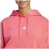 adidas - Hoodie - Grijs - Fleece - Verstelbare Capuchon