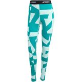 adidas - TERREX - Basislaag Legging - Turquoise - Dames
