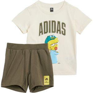 adidas - Sportswear De Simpsons - T-shirt Set - Kinderen - Wit