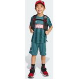 adidas - Spider-Man T-shirt en Short Set - Zwart/Rood - 100% Polyester