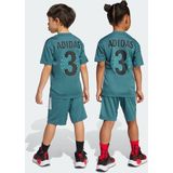 adidas - Spider-Man T-shirt en Short Set - Zwart/Rood - 100% Polyester