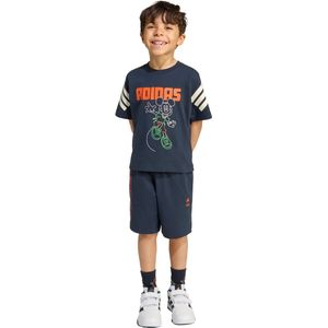adidas - Sportswear Disney Mickey Mouse - T-shirt Set - Kinderen - Blauw