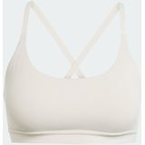 adidas - All Me Light-Support - Sportbeha - Beige - Dames