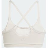 adidas - All Me Light-Support - Sportbeha - Beige - Dames
