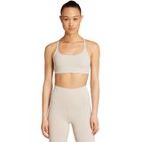 adidas - All Me Light-Support - Sportbeha - Beige - Dames