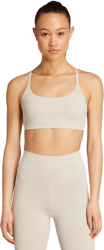 adidas - All Me Light-Support - Sportbeha - Beige - Dames
