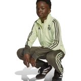 adidas - Real Madrid - Trainingspak - Lichtgroen Grijs - 100% Gerecycled Polyester