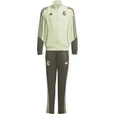 adidas - Real Madrid - Trainingspak - Lichtgroen Grijs - 100% Gerecycled Polyester, AEROREADY