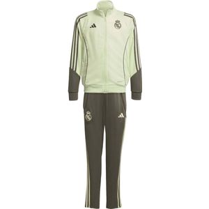adidas - Real Madrid - Trainingspak - Lichtgroen Grijs - 100% Gerecycled Polyester, AEROREADY