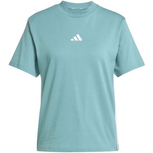 Adidas - Essentials 3-Stripes - T-shirt - Blauw