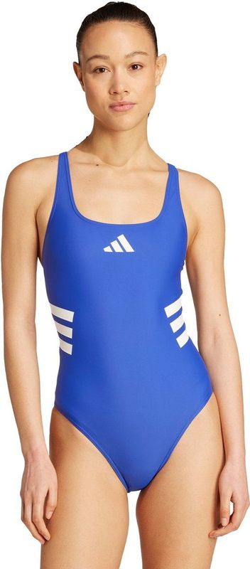 Adidas - 3 Stripes U-back - Badpak - Zwart - 78% Gerecycled Polyamide, 22% Elastaan, Infinitex