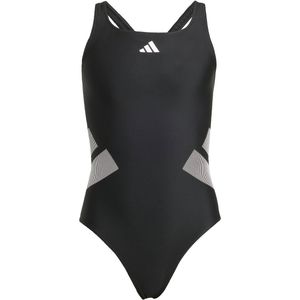 adidas - Badpak - Zwart - 100% Polyester - Chloorbestendig
