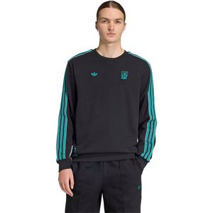 adidas - Liverpool Terrace Icons Crew - Sweater - Zwart Groen Wit