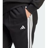 Adidas - Essentials 3 Stripes Fleece Joggers - Zwart - Katoenmix