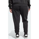 Adidas - Essentials 3 Stripes Fleece Joggers - Zwart - Katoenmix