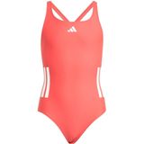 adidas - Performance 3-Stripes C-Back - Badpak - Rood - Kinderen