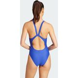 Adidas - V-back Swimsuit - Badpak - Blauw - Chloorbestendig - Sneldrogend