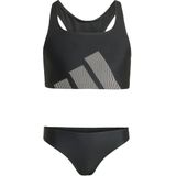 adidas - Halterbikini - Blauw - 100% Polyester (Gerecycled)