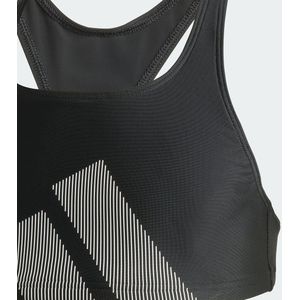 adidas - Halterbikini - Zwart - 100% Polyester (Gerecycled)