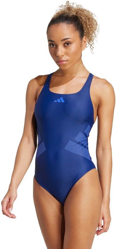 adidas - Badpak - Zwart - Chloorbestendig - Nauwsluitende Pasvorm