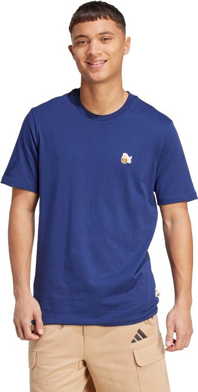 T-shirt - Dark Blue - 100% Katoen - Regular Fit