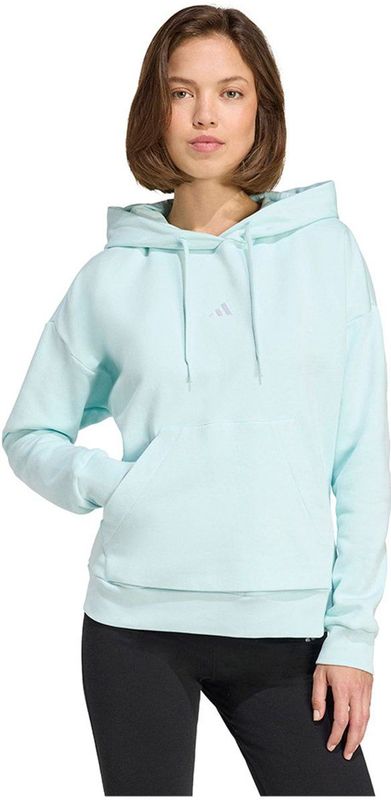 adidas Dames ESSENTIALS SMALL LOGO FEEL COZY HOODIE, halo mint/white, S
