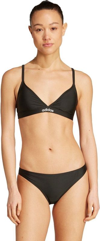 Triangelbikini - Logoprint - Gladde Stof - Verstelbare Bandjes