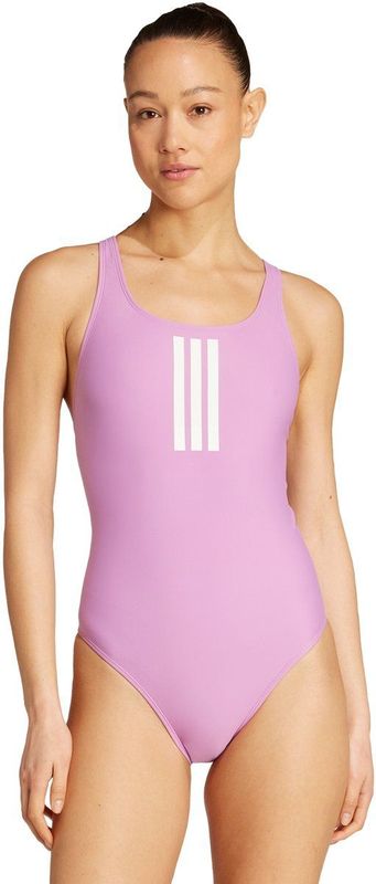 adidas - 3-Stripes V-Back - Badpak - Paars - Polyester