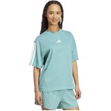 adidas - T-shirt - Wit - Katoen - 3 Bar Logo