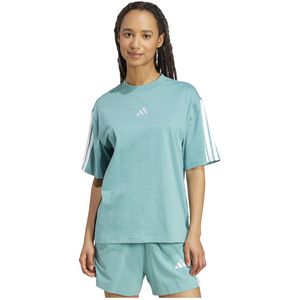 adidas - T-shirt - Wit - Katoen - 3 Bar Logo