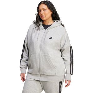 adidas - Essentials 3 Stripes - Fleece Plus Sweatshirt - Met Rits