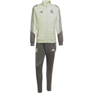 adidas - Real Madrid Trainingspak Full-Zip 2025-2026 - Lichtgroen Grijs