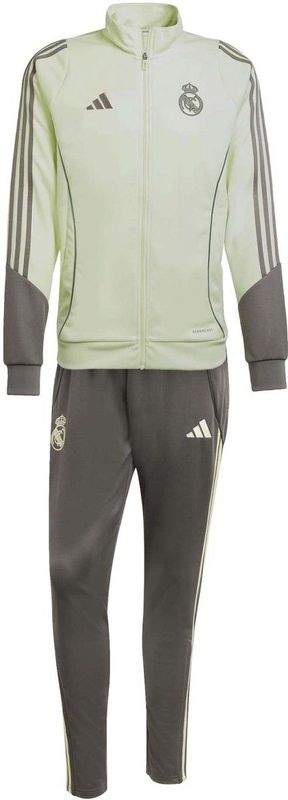 adidas - Real Madrid Trainingspak Full-Zip 2025-2026 - Lichtgroen Grijs