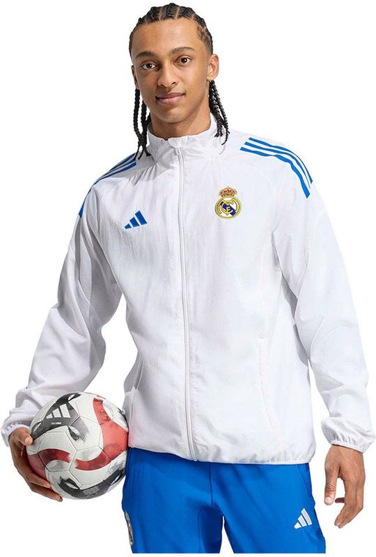 adidas - Real Madrid Fc - Presentatie Jack - Wit - Trainingsjack
