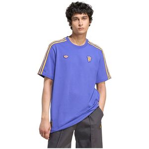 adidas - Manchester United Terrace Icons - T-Shirt - Paars - Goud