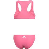 adidas - Racerback Halterbikini - Zilver - 100% Polyester (Gerecycled)