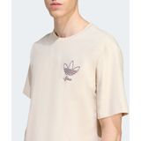 Ajax Amsterdam - Terrace Icons Graphic T-shirt - Beige - Sportshirts