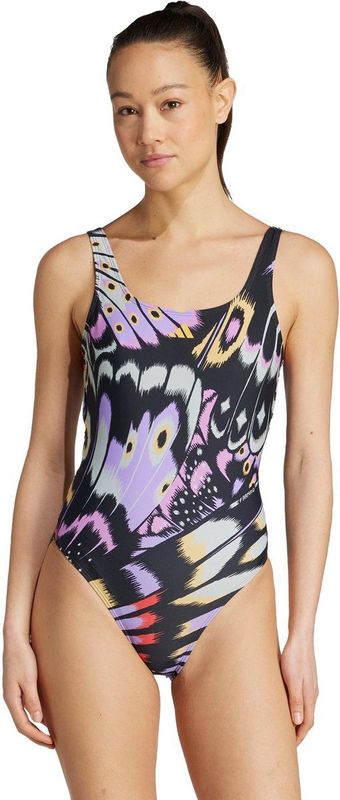 adidas - x FARM Graphic U-back Badpak - Paars - Dames