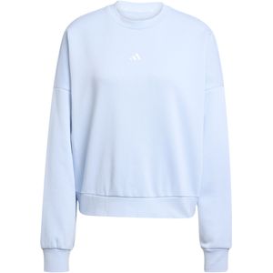 adidas - W SL FC SWT - T-shirt - Blauw - Katoen