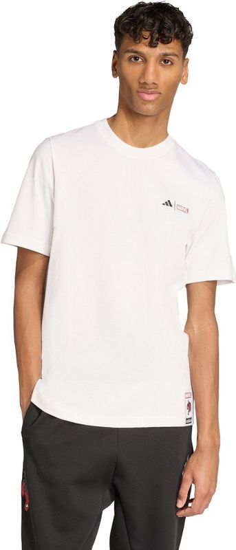 T-shirt - White - 100% Katoen - Regular Pasvorm