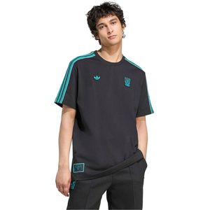 adidas - Liverpool Terrace Icons - T-Shirt - Zwart - 100% Gerecycled Polyester