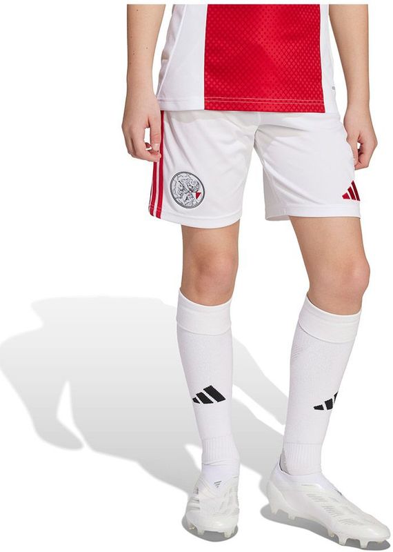 adidas - Ajax Thuisbroekje 2025-2026 - Kids - Rood - 100% Gerecycled Polyester