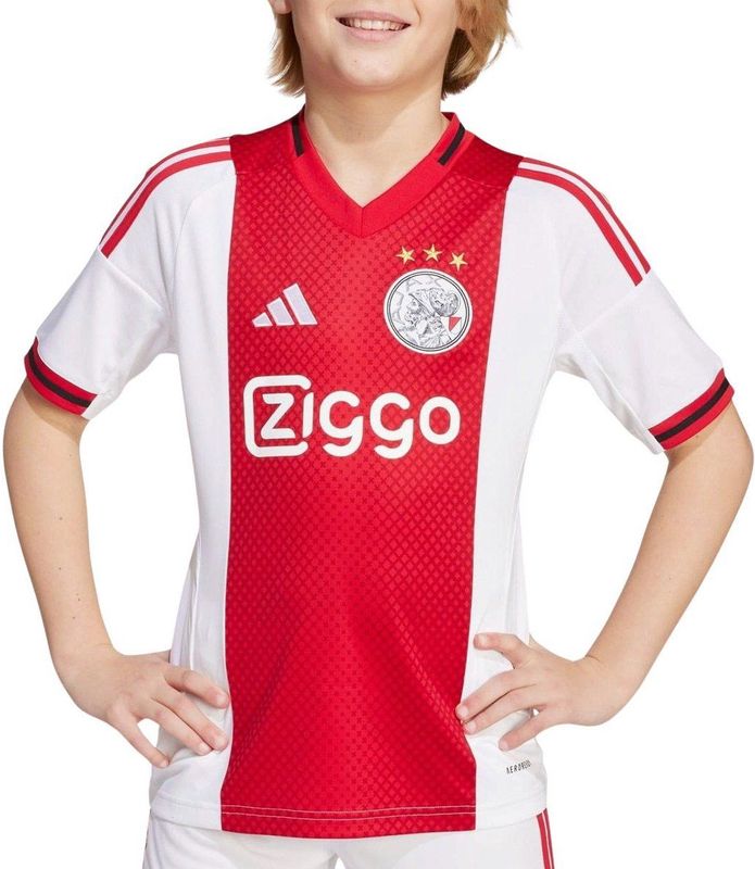 Adidas Ajax Thuis Kinder Wedstrijdshirt - Replica-shirt - Kleur Wit