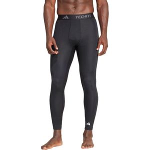 adidas Performance TECHFIT Compression Training Lange Legging - Heren - Zwart